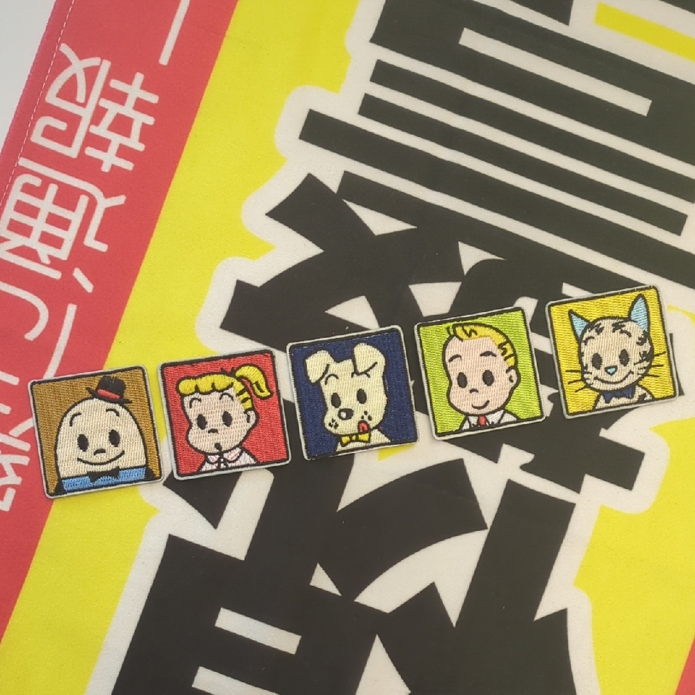 Osamu Goods Patches - Set of Five